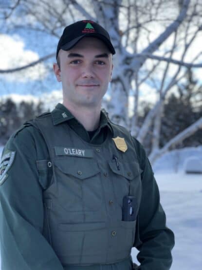 UMFK alumni Kale O'Leary (Game Warden)