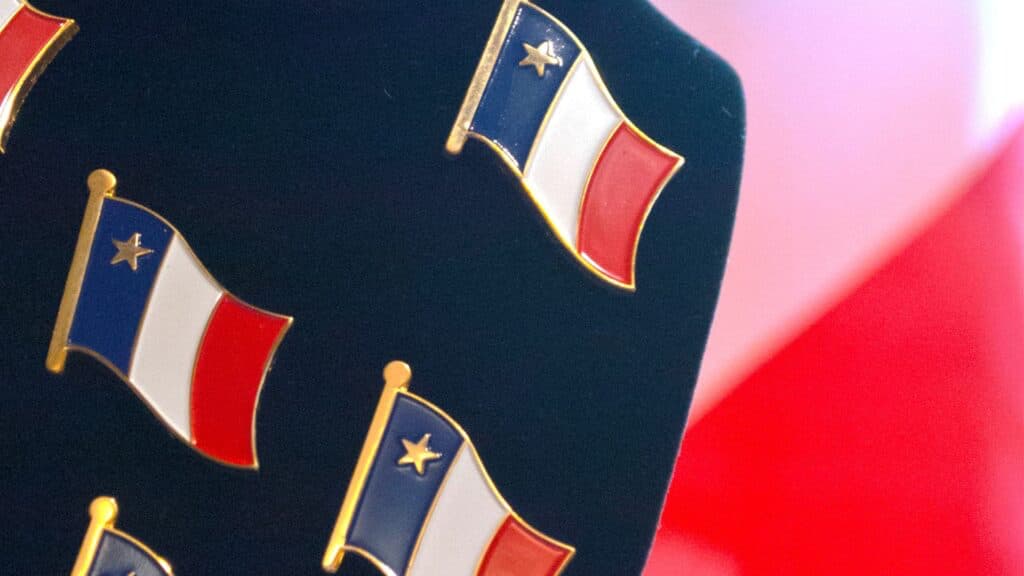 acadian flag lapel pins