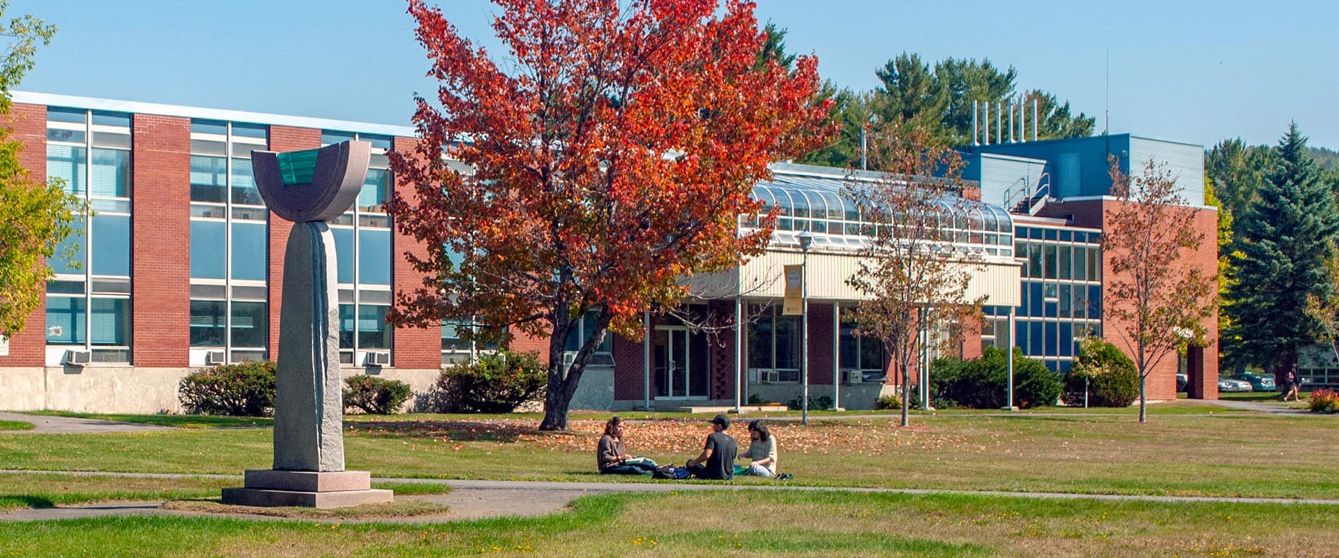 Cyr Hall as seen from the quad, facing towards Crocker Hall