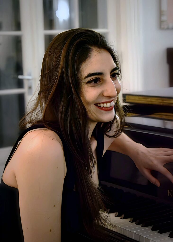Headshot of Greek pianist Christina Maria Koti